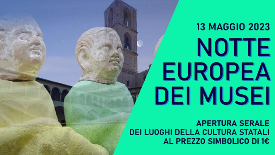 Notte dei Musei 2023: apertura straordinaria ed eventi al Museo Archeologico Nazionale dell’Umbria